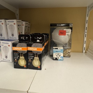 Ca. 86x Diverse lichtbronnen O.a. : Noxion en Osram