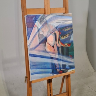 Acryl schilderij op doek, Maya Wildevuur, Naakt