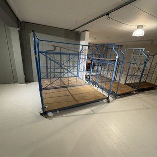 5x Meubeltransport kar Aarnoudse, blauw