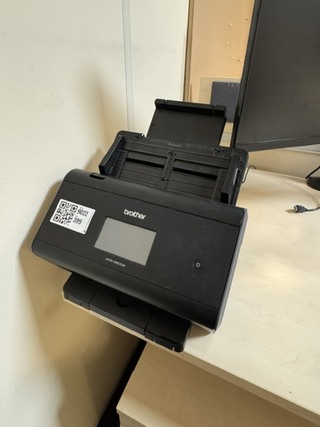 Netwerkscanner Brother, ADS-2800w, zwart