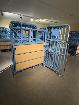 Ca. 10x Meubeltransport kar Cordes, blauw