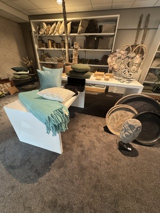 2x Displaytafel, wit
