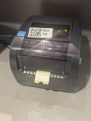 Labelprinter en 6x transferrol TSC, TC-200