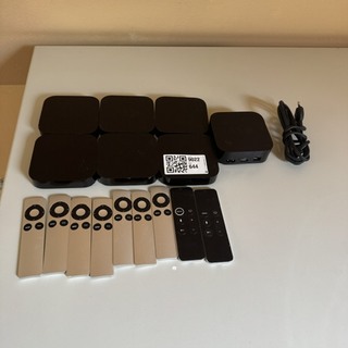 7x Apple TV, A1842 en A1427, zwart