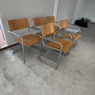 5x Sledestoel, vintage