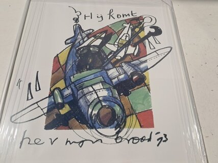 Artprint, Herman Brood, “Sinterklaas Hij Komt”, 1993