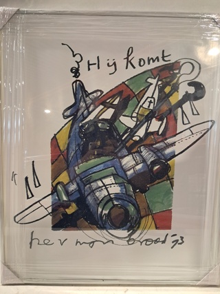 Artprint, Herman Brood, “Sinterklaas Hij Komt”, 1993