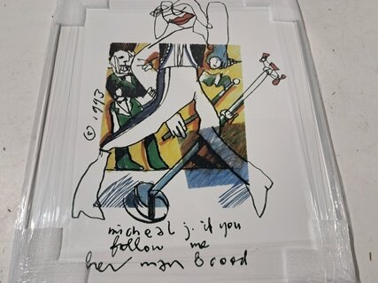 Artprint, Herman Brood, “Michael Jackson”, 1993