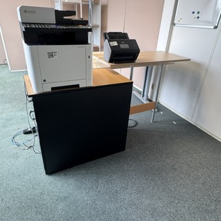 Bureau en 2x ladenkast