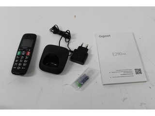 Gigaset E290E HX losse Handset tbv uitbreiding Zwart