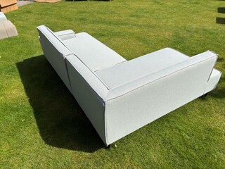 Tuinhoekbank allweather & coffeetable, Toscane & Aosta, light grey, 20