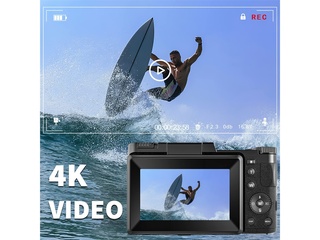 Swagitloud Digitale Camera 4K 48MP Vlogging Camera