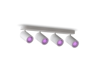 Calex Smart Plafondlamp 4-Lichts Slimme Opbouwspot Ovaal Wit