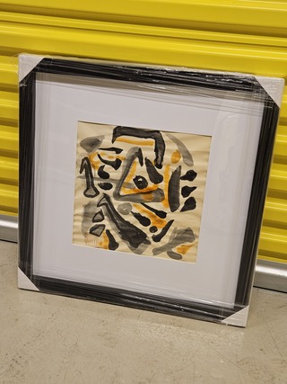 Compositie op papier, Ernst Vijlbrief, Abstract inkt