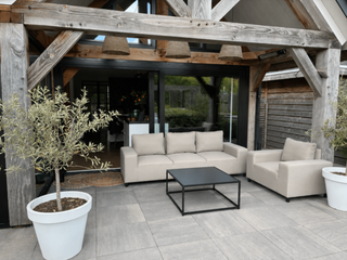 3-Zitsbank & Fauteuil allweather, Lazio & Marche, sand, 2026