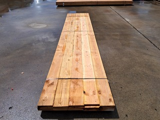 Ca. 20x Douglas houten plank, fijn bezaagd, Douglas, Fijn bezaagde pla