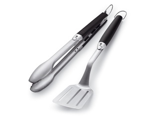 Weber Premium Barbecue-kookgerei Roestvrij staal Zwart