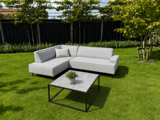 Tuinhoekbank all weather, Toscane, light grey, 2026