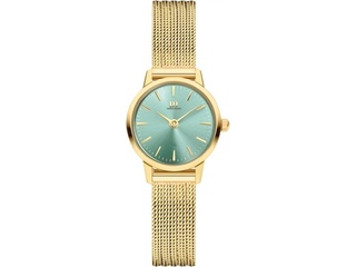 Danish design Akilia  mini gold Sage Green Horloge