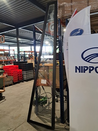 Trapezium raam, Vervor GmbH, Overkapping, Zwart