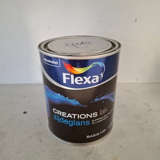 15 liter Zijdeglanslak, Flexa, RAL 9016