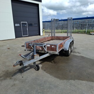 Aanhangwagen tandemasser met rijplaten 2800 kg, Ansems, BS, 2003
