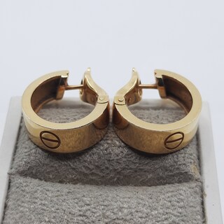 Paar oorclips, 18 karaats, Cartier, Love