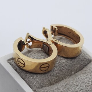 Paar oorclips, 18 karaats, Cartier, Love