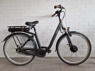 Elektrische fiets / E-bike, Qwic, N7.1, Donkergrijs / Antraciet