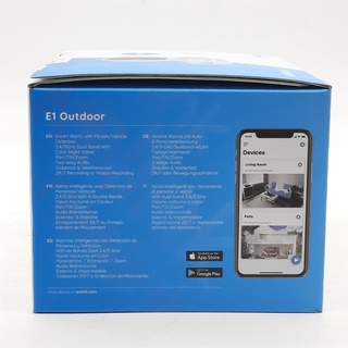 2x Beveiligingscamera, Reolink, E1 Outdoor