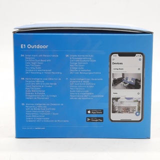 2x Beveiligingscamera, Reolink, E1 Outdoor
