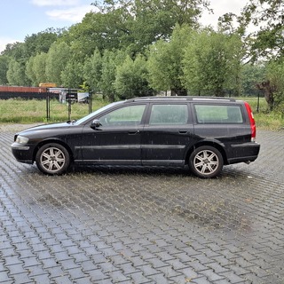 Personenauto, Volvo, V70, ZWART, 2002