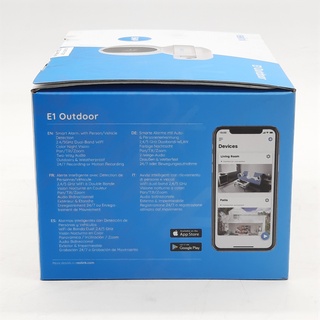 2x Beveiligingscamera, Reolink, E1 Outdoor