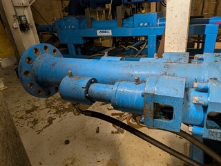 Hydraulische slibpomp incl vulschroef + aantal onderdelen, Abel, SHF 2