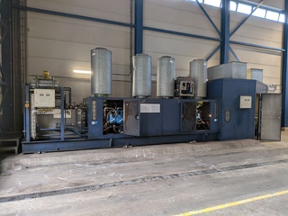 Aggregaat voor hydraulische pompen in container, 1999