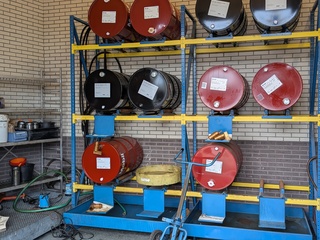 Stellingrek voor vaten