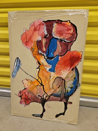 Olieverf schilderij, Theo Hendriksen