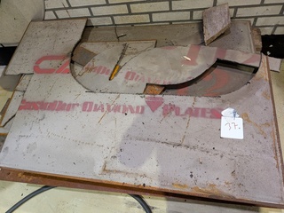 4x Diamond Plates, Castolin, Castodur