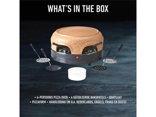 Gastronoma Pizza Oven 18310017 Inclusief Bakspatels en Pizzavorm