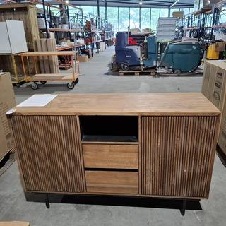 2x Dressoir en tv Meubel Rhythm, Raw Materials, Bruin