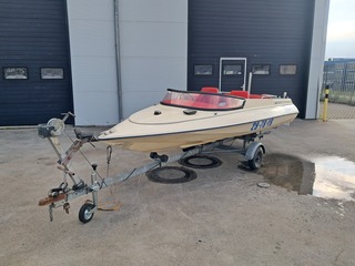Speedboot, met boottrailer, Sims, Super V