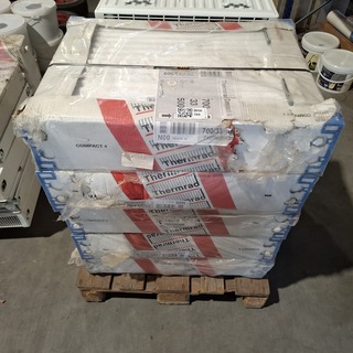 5x Radiatoren, Thermrad Compact 4  T33  Hoogte 700 Mm, Lengte 500 Mm,