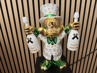 Dagobert Duck beeld, Lior24, Groen/Wit/Goud