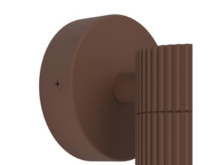Eglo Tomelloso Wandlamp Buiten  GU10  12 cm  Donkerbruin
