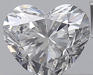 Diamant – 0.30 carat hart geslepen diamant (gecertificeerd)