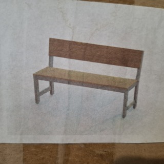 3x Houten buiten bankjes, Narvik Bench