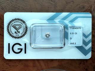 Diamant – 0.31 carat natuurlijke Starcut Briljant geslepen diamant (ge