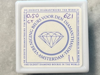 Diamant – 0.50 carat natuurlijke paarse diamant
