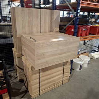 4x Keuken opberg kasten, Bovenkasten, Old stock