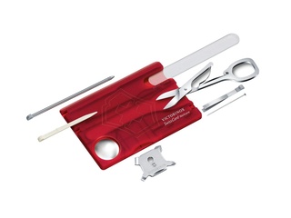 Victorinox SwissCard Nailcare Multitool 13 Functies Rood